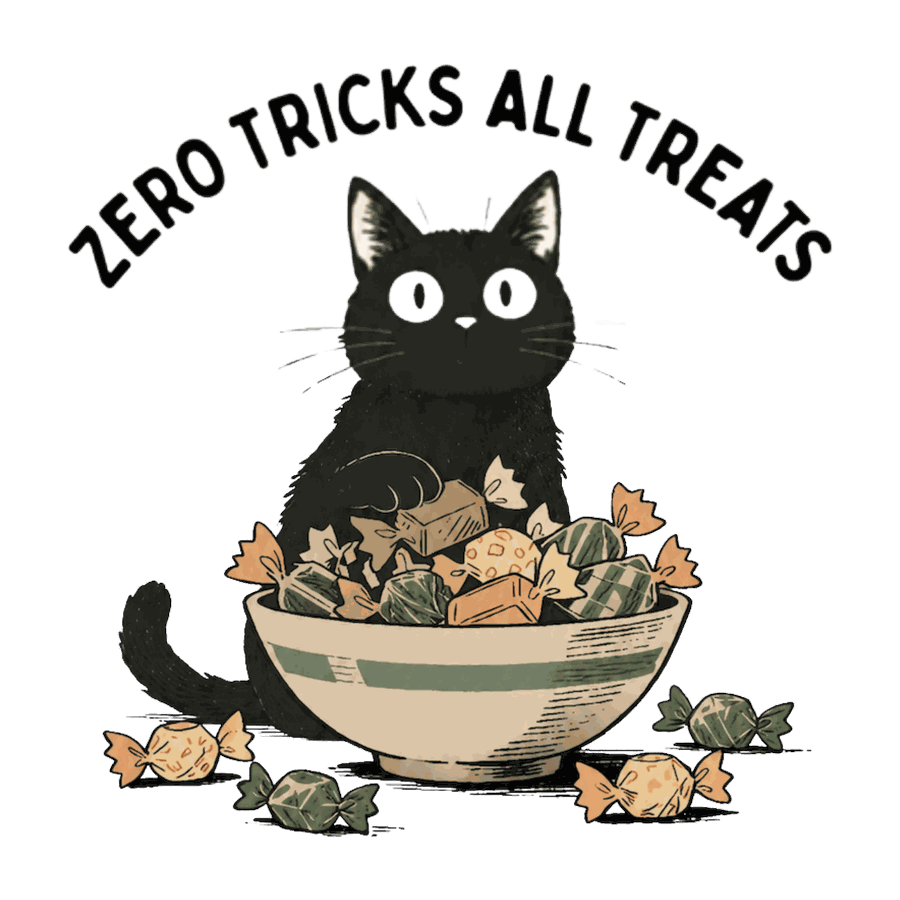 Zero Tricks All Treats design