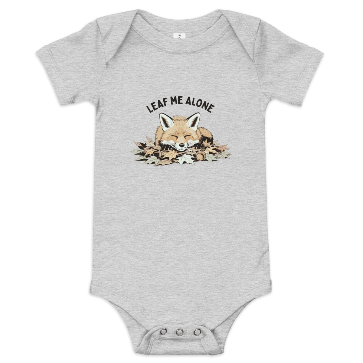 Leaf Me Alone (Fox) Baby Onesie