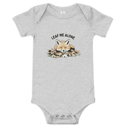 Leaf Me Alone (Fox) Baby Onesie