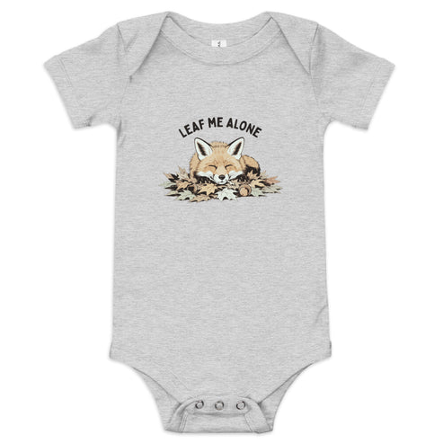Leaf Me Alone (Fox) Baby Onesie