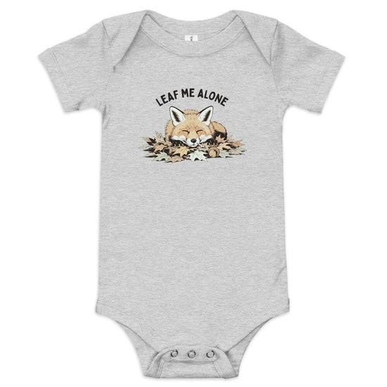 Leaf Me Alone (Fox) Baby Onesie