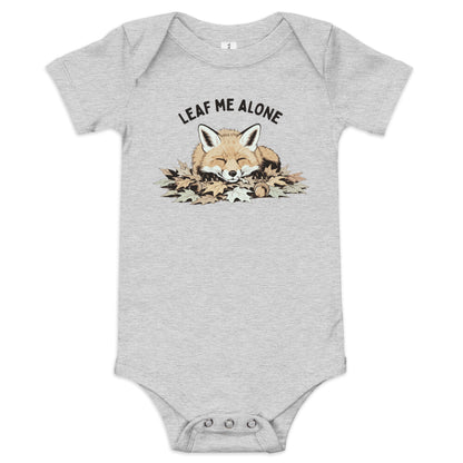 Leaf Me Alone (Fox) Baby Onesie