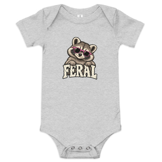 Feral Raccoon Baby Onesie