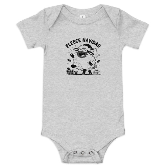 Fleece Navidad Baby Onesie