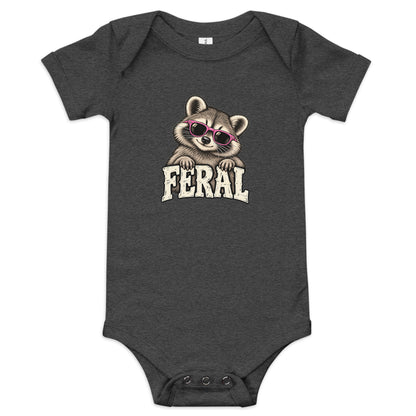 Feral Raccoon Baby Onesie