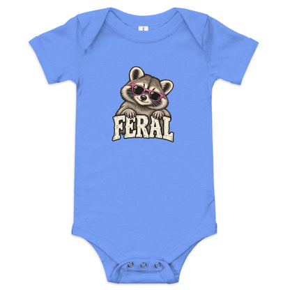 Feral Raccoon Baby Onesie