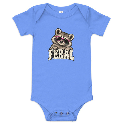 Feral Raccoon Baby Onesie