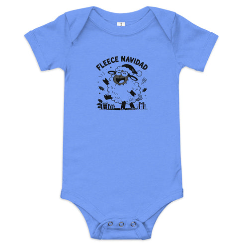 Fleece Navidad Baby Onesie