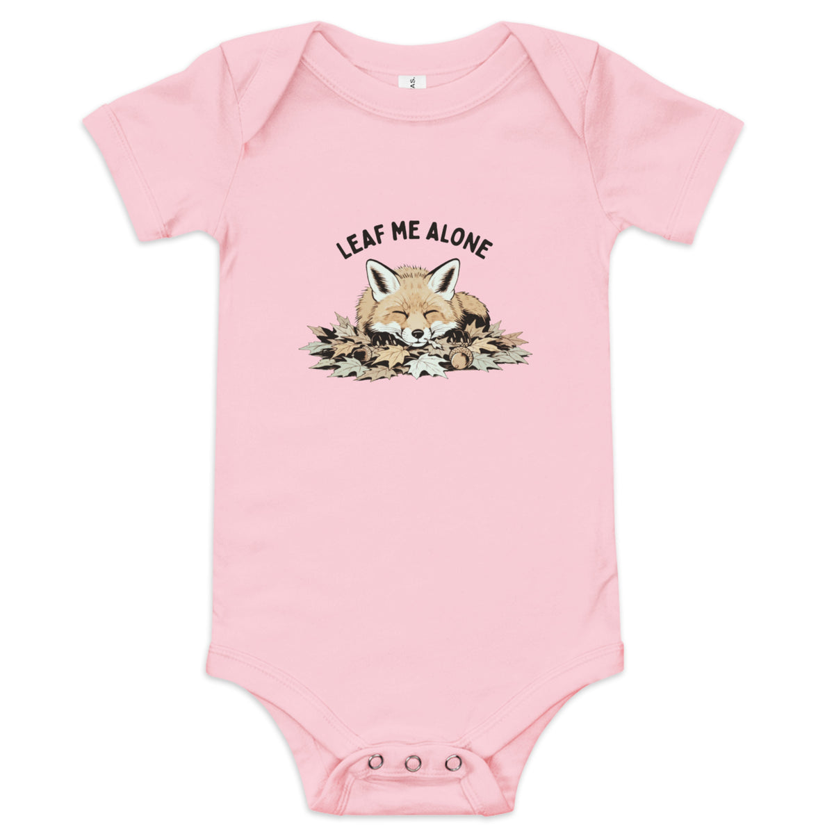 Leaf Me Alone (Fox) Baby Onesie