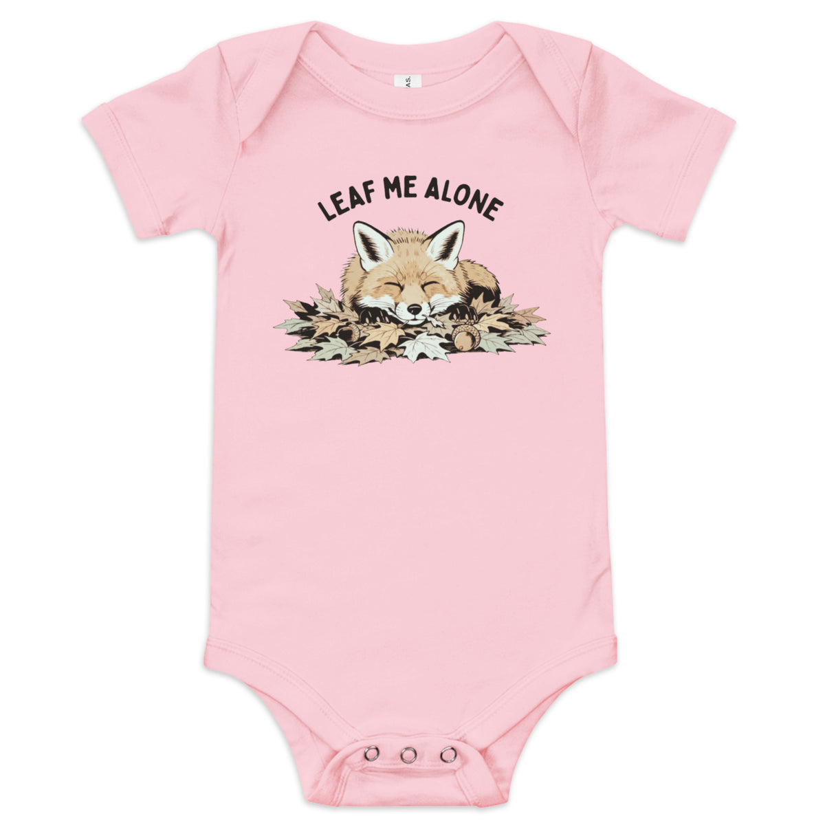 Leaf Me Alone (Fox) Baby Onesie