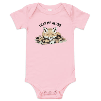 Leaf Me Alone (Fox) Baby Onesie