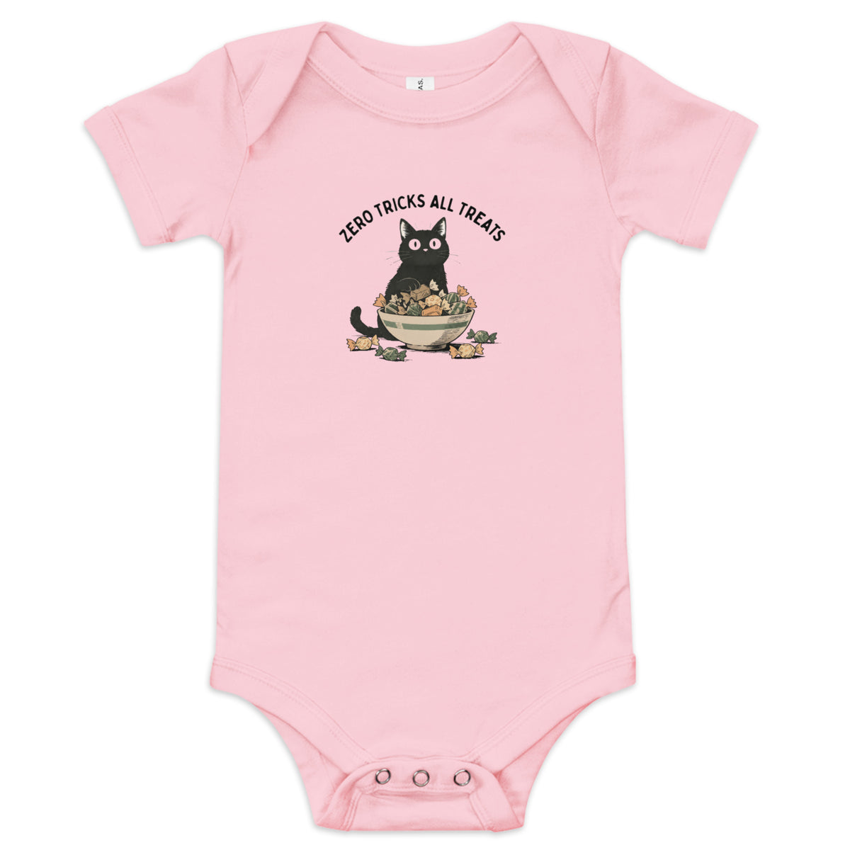 Zero Tricks All Treats Baby Onesie