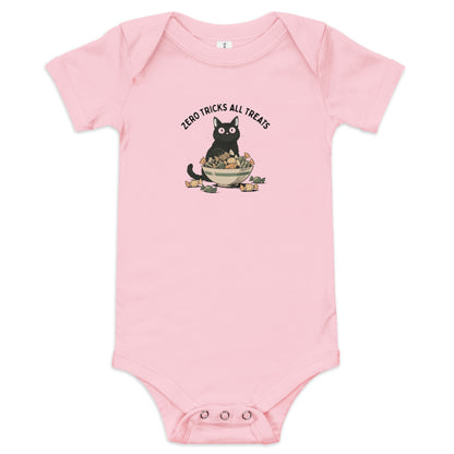 Zero Tricks All Treats Baby Onesie
