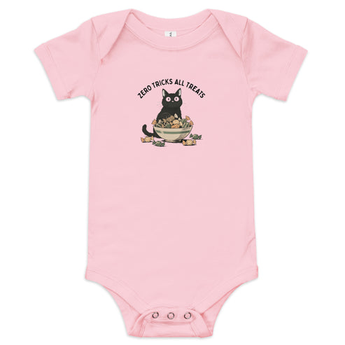 Zero Tricks All Treats Baby Onesie