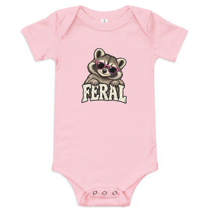 Feral Raccoon Baby Onesie