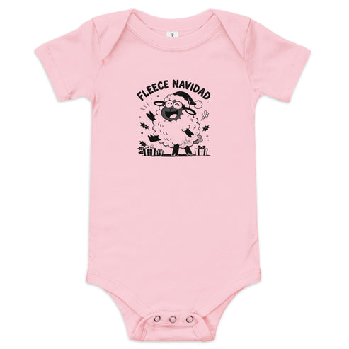 Fleece Navidad Baby Onesie
