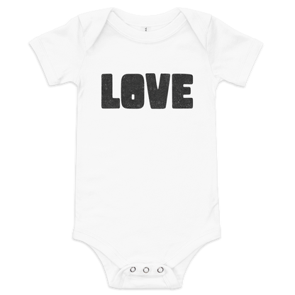 LOVE Baby Onesie - White