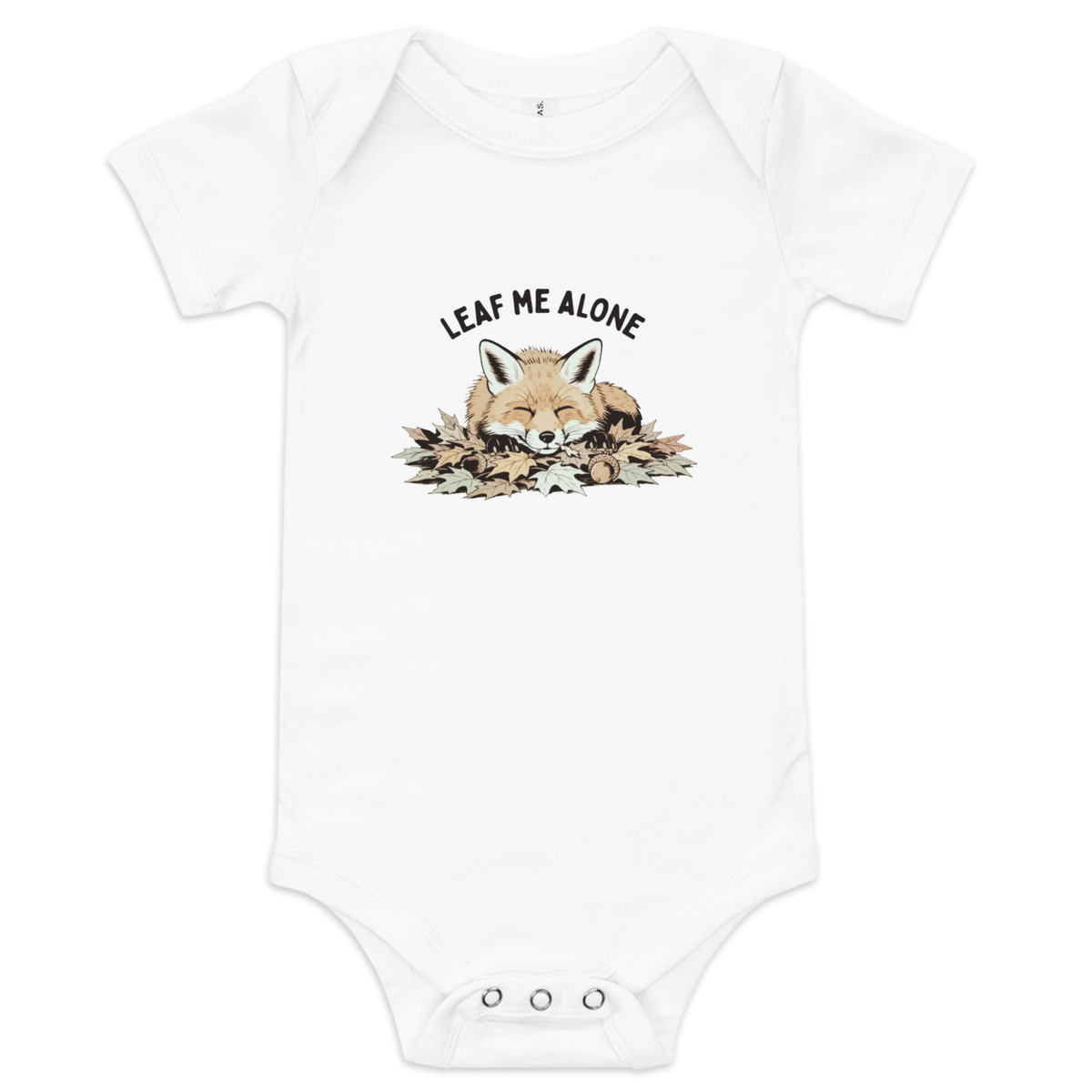 Leaf Me Alone (Fox) Baby Onesie