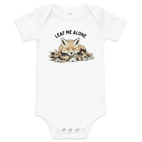 Leaf Me Alone (Fox) Baby Onesie