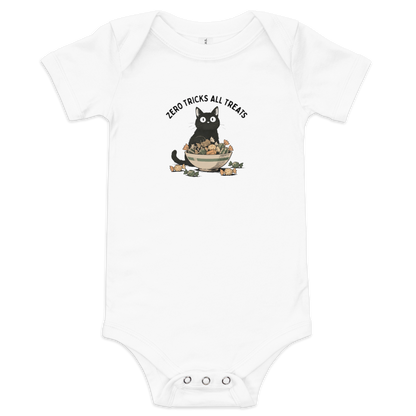 Zero Tricks All Treats Baby Onesie