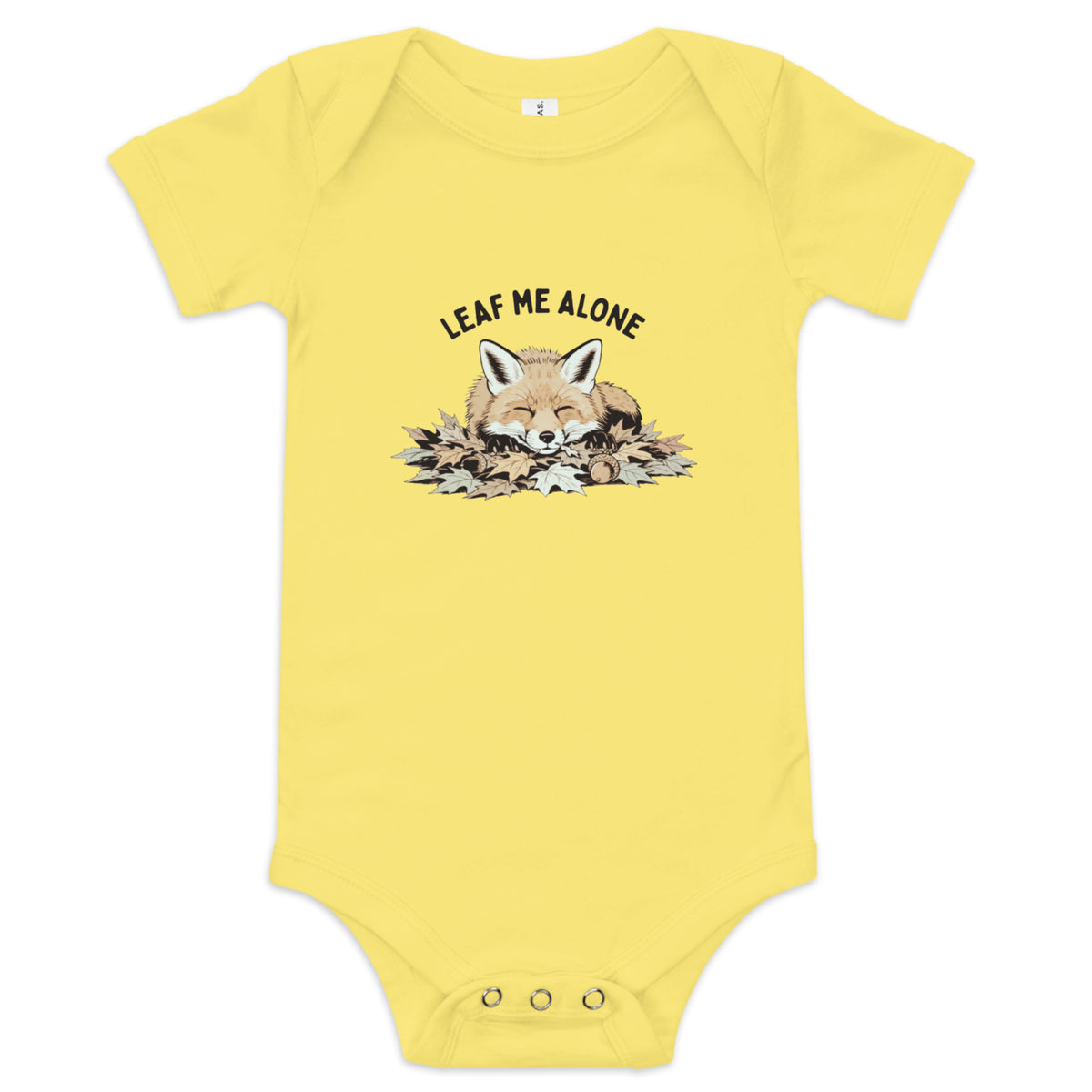 Leaf Me Alone (Fox) Baby Onesie