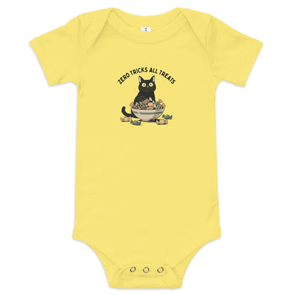 Zero Tricks All Treats Baby Onesie
