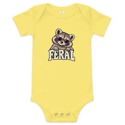 Feral Raccoon Baby Onesie
