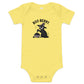 Boo Berry Baby Onesie in Yellow, front