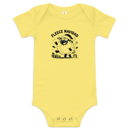 Fleece Navidad Baby Onesie