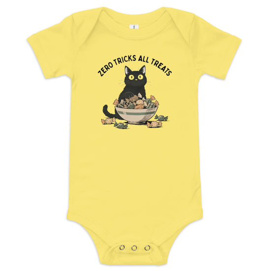 Zero Tricks All Treats Baby Onesie