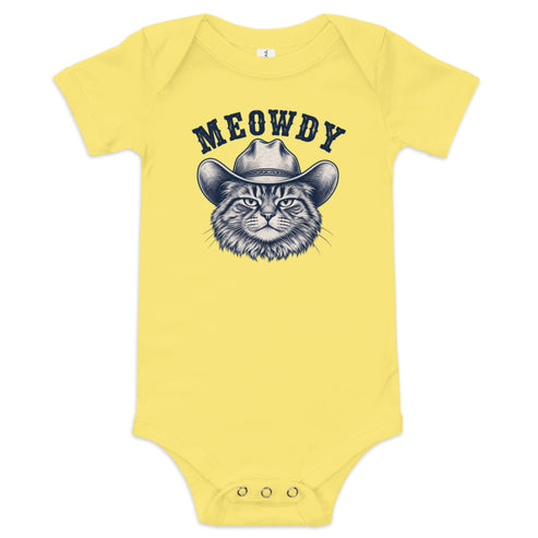 Meowdy Baby Onesie