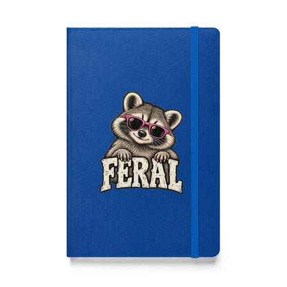 Feral Raccoon Hardcover Notebook