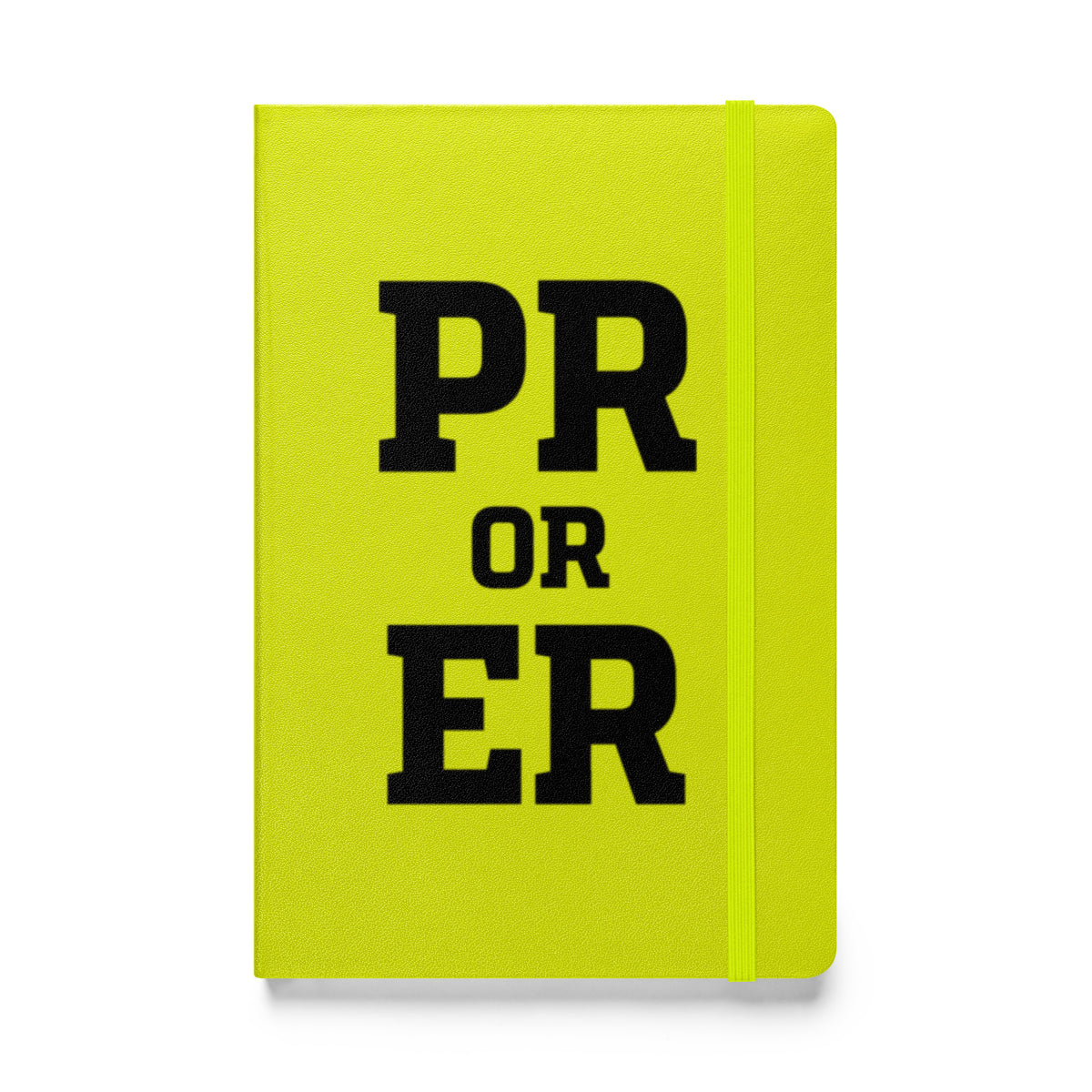 PR or ER Hardcover Notebook