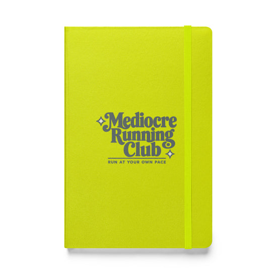 Mediocre Running Club Hardcover Notebook