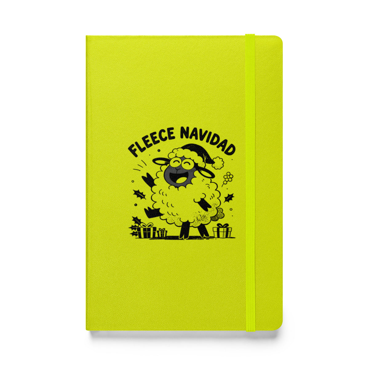 Fleece Navidad Hardcover Notebook