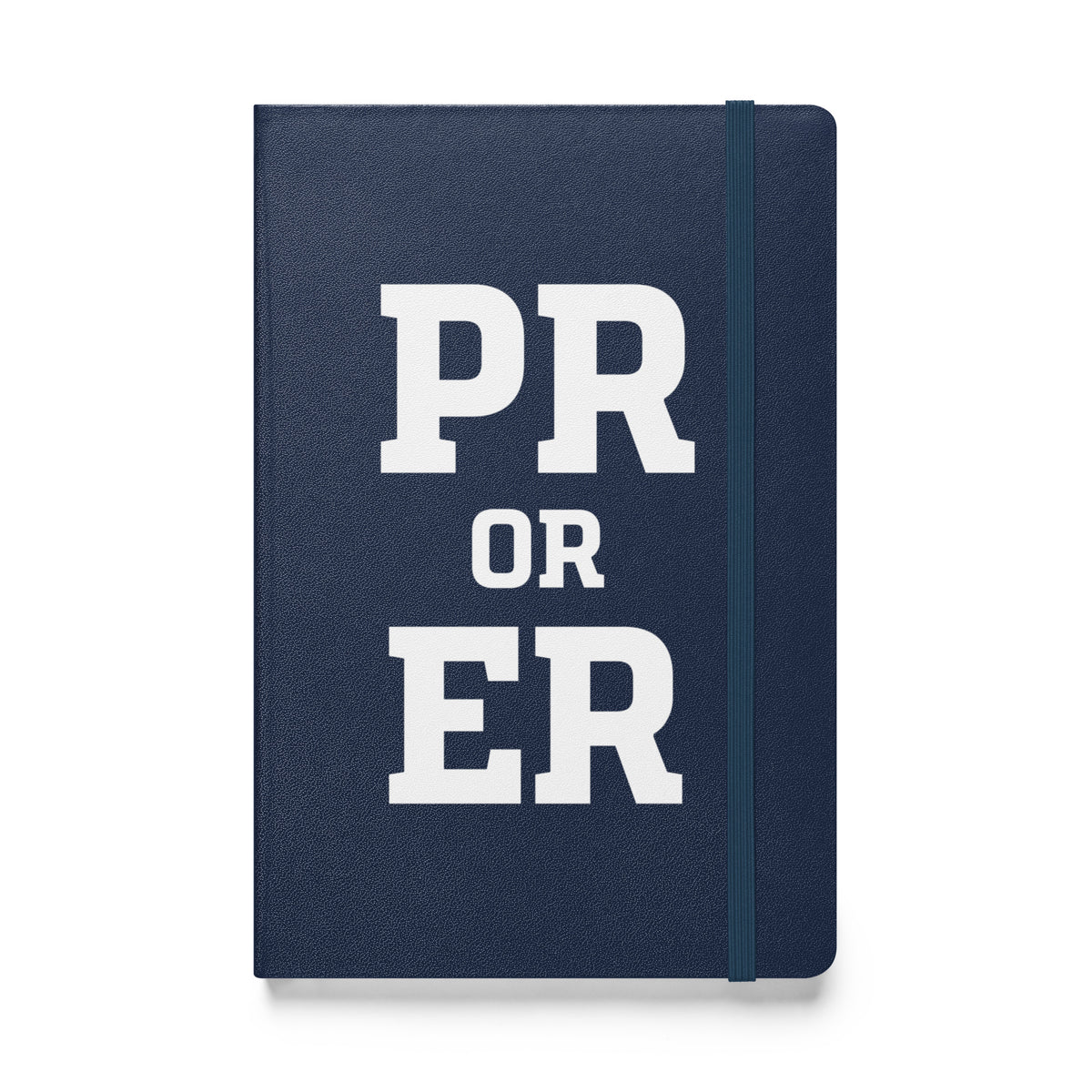 PR or ER Hardcover Notebook