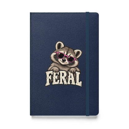 Feral Raccoon Hardcover Notebook