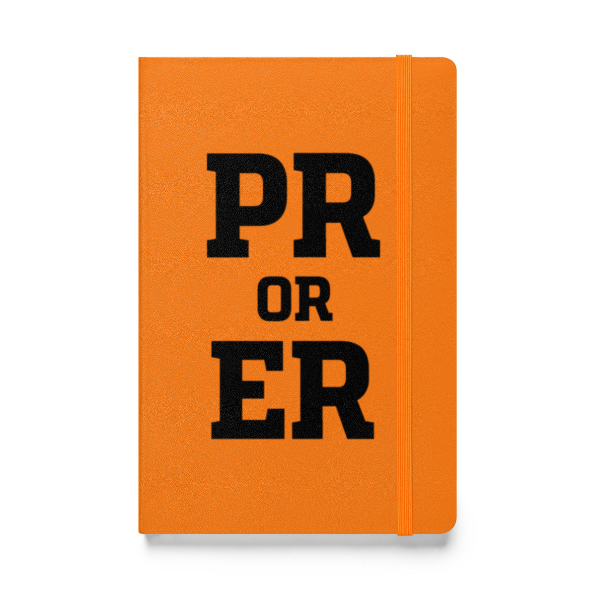 PR or ER Hardcover Notebook