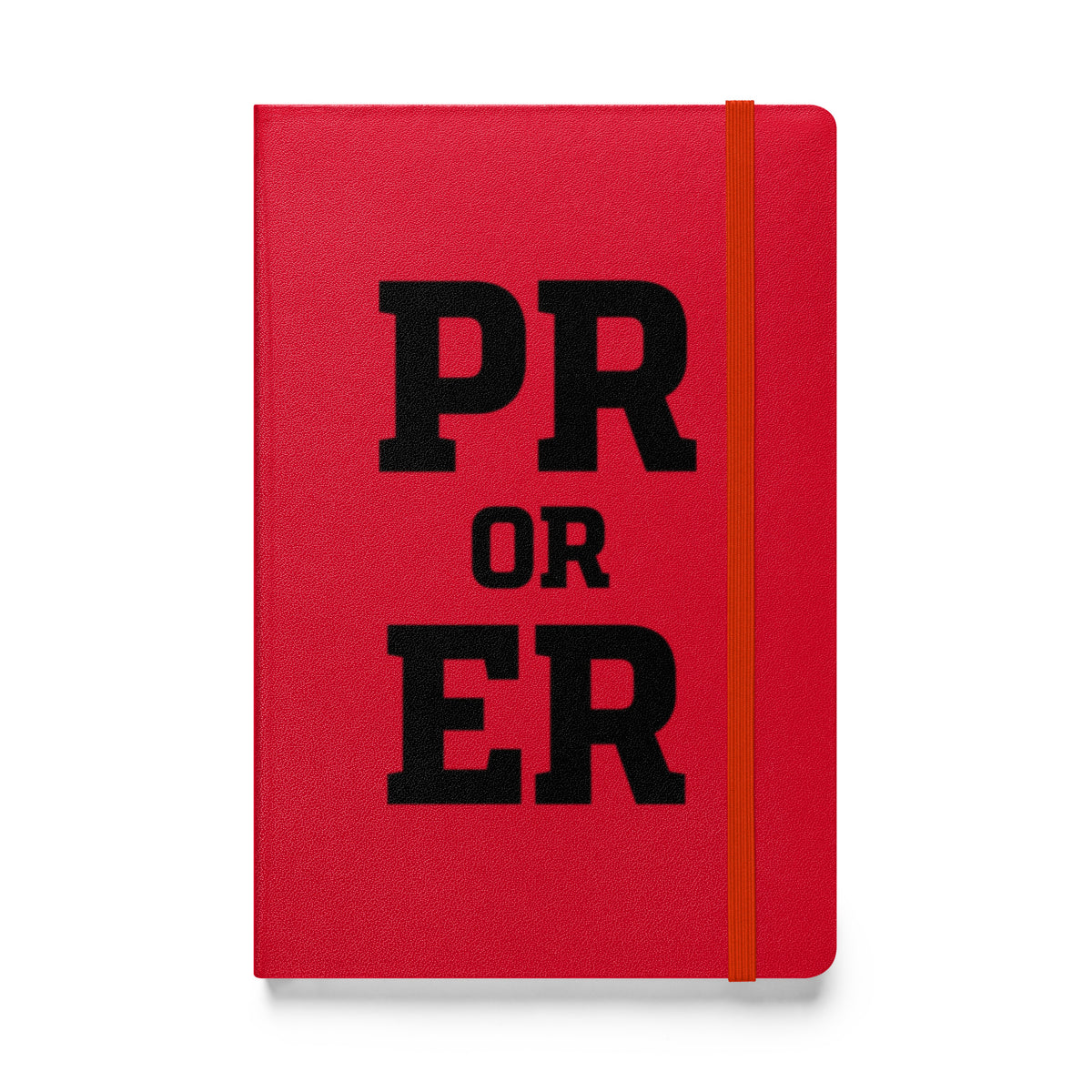 PR or ER Hardcover Notebook