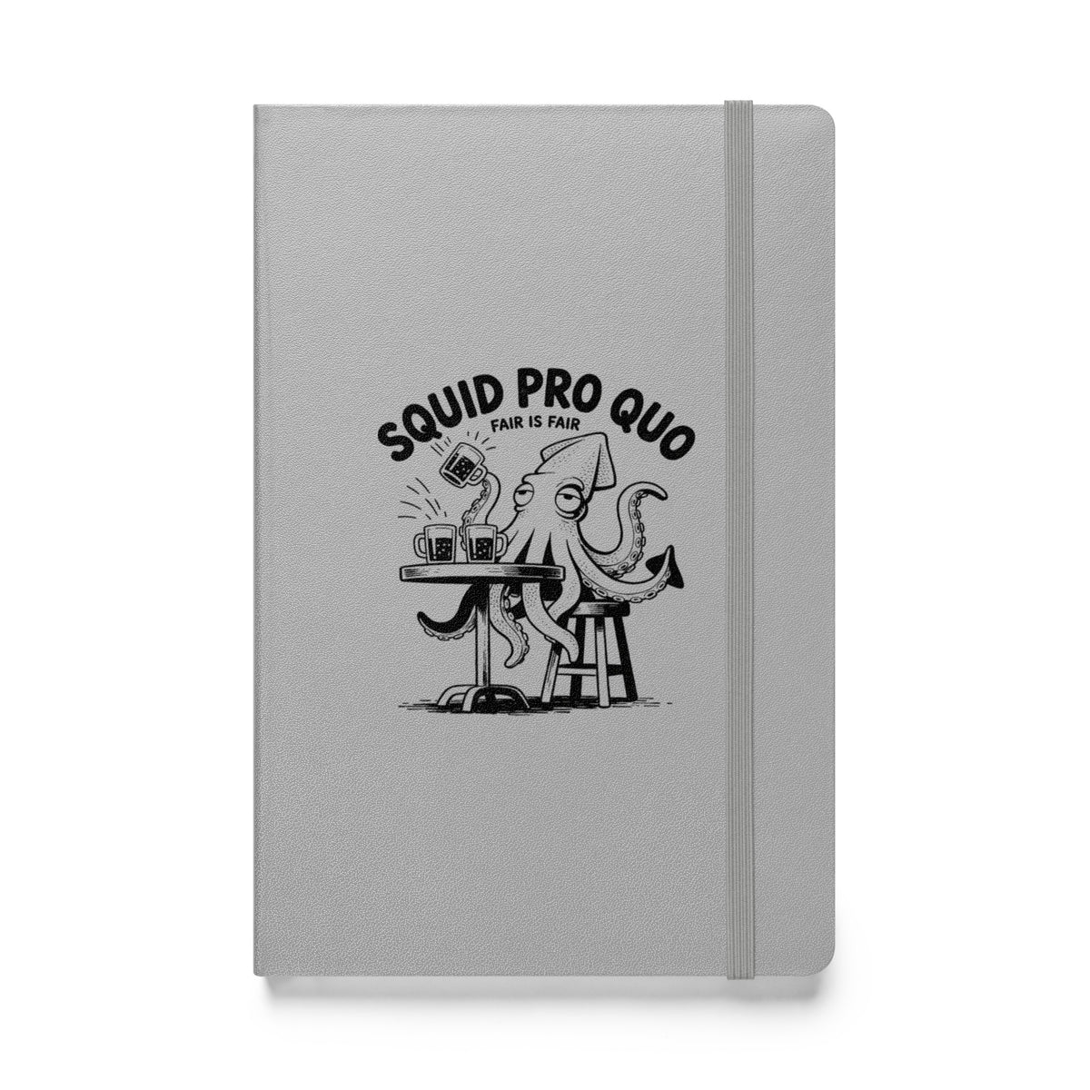 Squid Pro Quo Hardcover Notebook