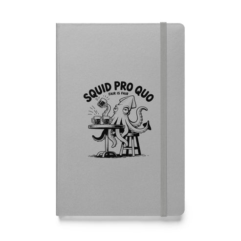 Squid Pro Quo Hardcover Notebook