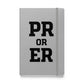PR or ER Hardcover Notebook