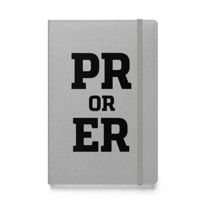 PR or ER Hardcover Notebook