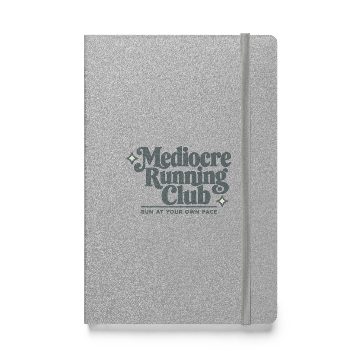 Mediocre Running Club Hardcover Notebook