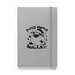 Fleece Navidad Notebook in Silver, front