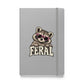 Feral Raccoon Hardcover Notebook