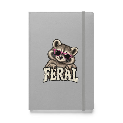 Feral Raccoon Hardcover Notebook