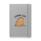 Chonk Cat Notebook in Silver, front