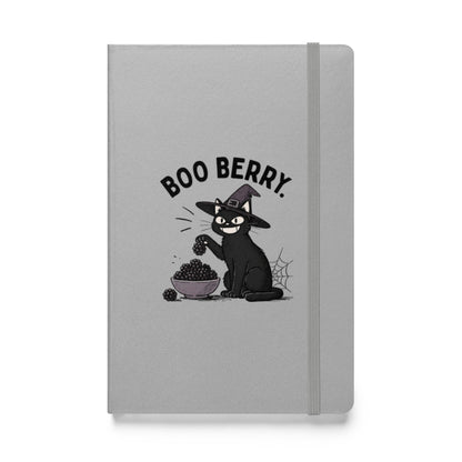 Boo Berry Notebook in Silver, front