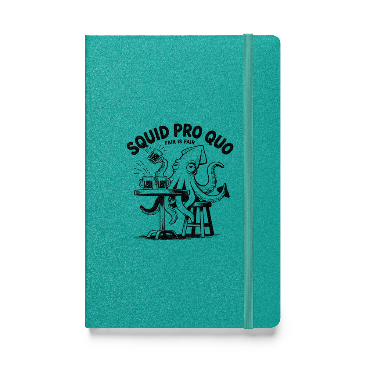 Squid Pro Quo Hardcover Notebook